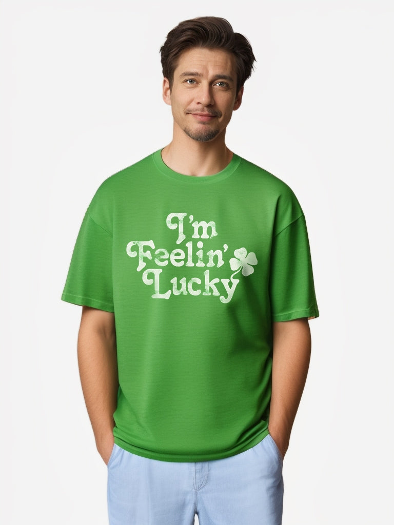 Camiseta Lucky Shamrock | FIFTH SUN | Adulto unisex | 50 % algodón, 50 % poliéster