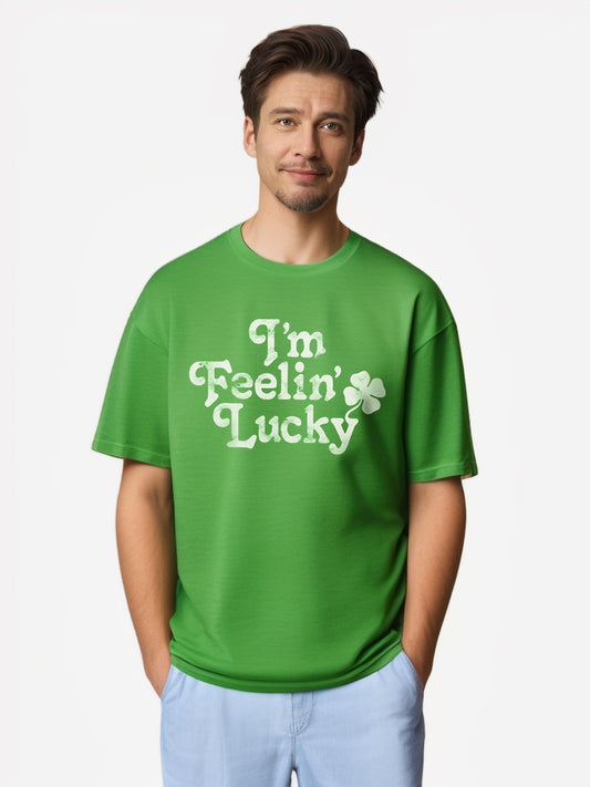 Camiseta Lucky Shamrock | FIFTH SUN | Adulto unisex | 50 % algodón, 50 % poliéster