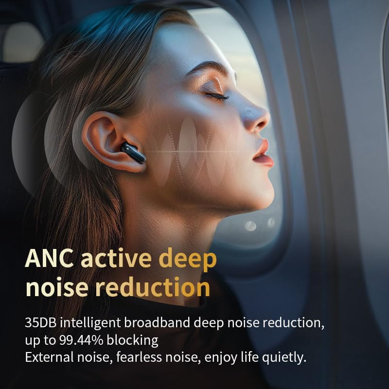 Active noise cancelling earbuds for immersive quiet listening