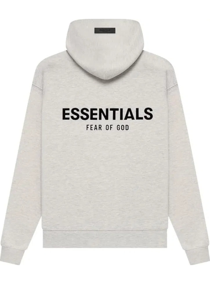 Fear of God Essentials™ Hoodie 2022 | Light Oatmeal | Unisex Oversized Fit | Cotton Blend