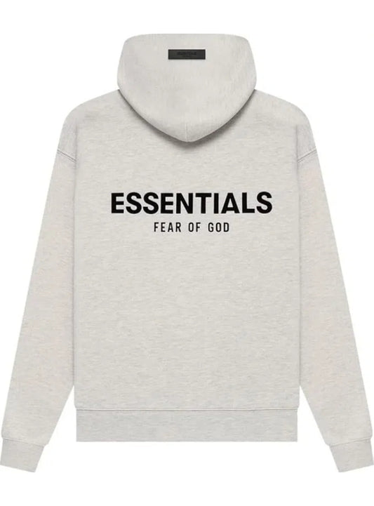 Fear of God Essentials™ Hoodie 2022 | Light Oatmeal | Unisex Oversized Fit | Cotton Blend